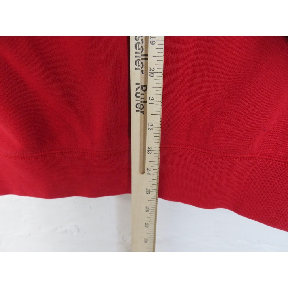 Nike Jordan Hoodie Mens Small Red Full Zip Jumpman Logo Sweatshirt Athletic - Picture 8 of 8